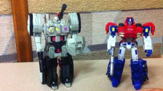 Hasbro Transformers Megatron Action Figure for sale online Titanium Series War Within Optimus Prime Vs
