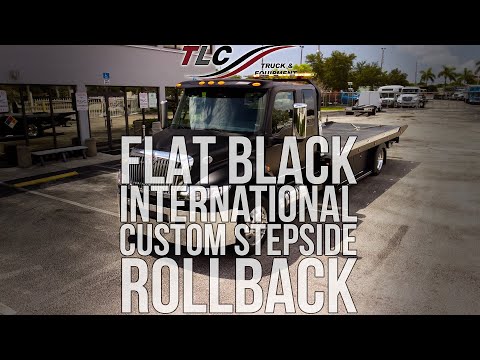 2022 FLAT BLACK International Custom Stepside - TLC Truck, Pompano Beach, Fl