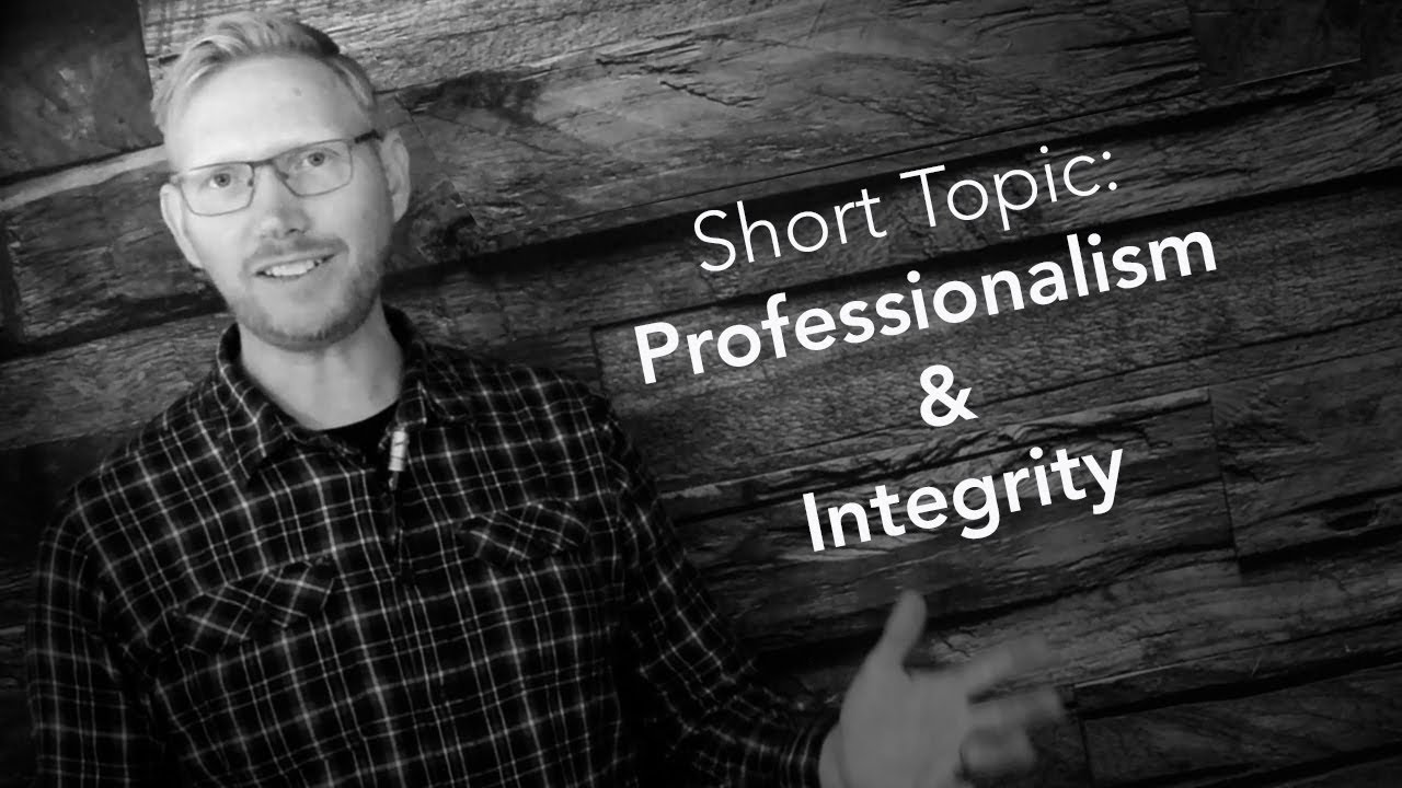 Professionalism and Integrity: Human Factors short