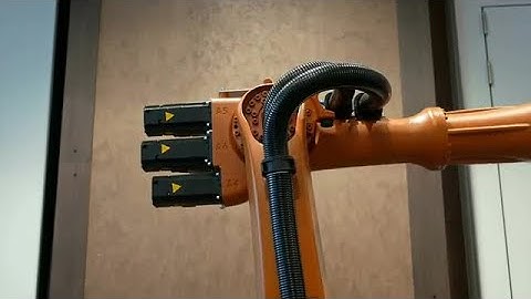 Industrial Robot Arm Demo Stock Video