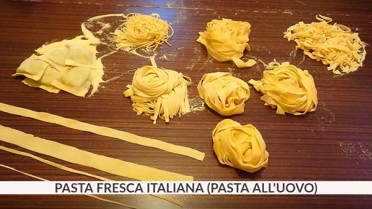 La autentica pasta fresca italiana, hecha a mano! YouTube