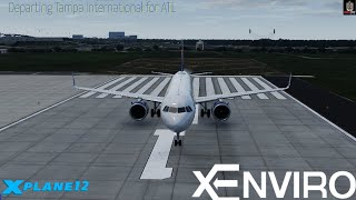 X Plane 12 | Flight Control Cam and XENVIRO 1.21 Update | Departing KTPA