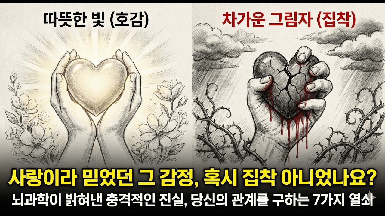 호감인 줄 알았는데 집착이었습니다|뇌과학이 밝힌 소름끼치는 차이 #연애도파민 #뇌과학 #심리학