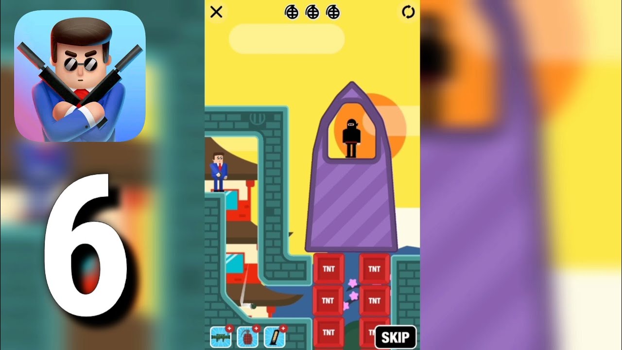 Mr Bullet - Gameplay Walkthrough Part 6 | Grenades | Chapter 1-7 | Level 1-84 | Spy | GAMING Kid