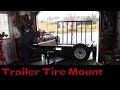 Trailer Spare Tire Mount Fabrication