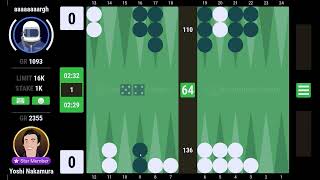 Backgammon GalaxyでCoin game101