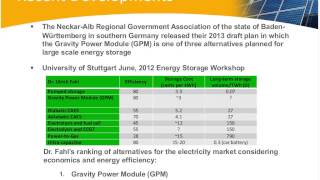 Renewable Energy Storage at a Massive Scale: Gravity Power's Design Change and Progress Update