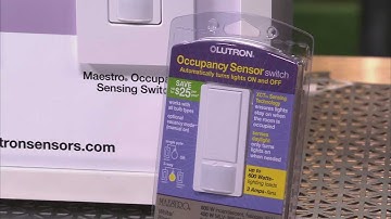 Control Lighting and Energy Use with the Lutron Maestro Occupancy Sensing Switch