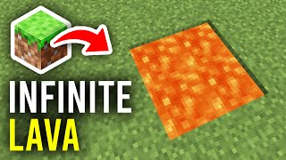 How To Make A Infinite Lava Source In Minecraft - Full Guide