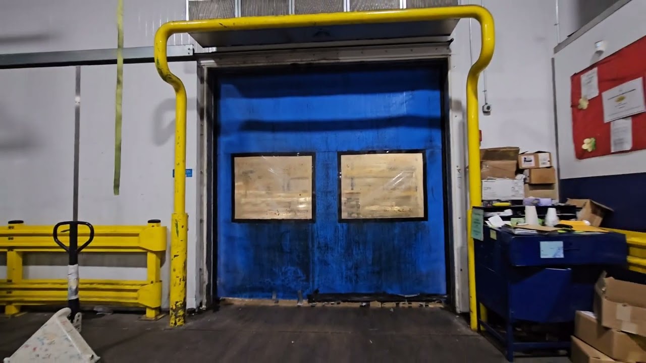 Unloading a chicken truck at restaurant depot