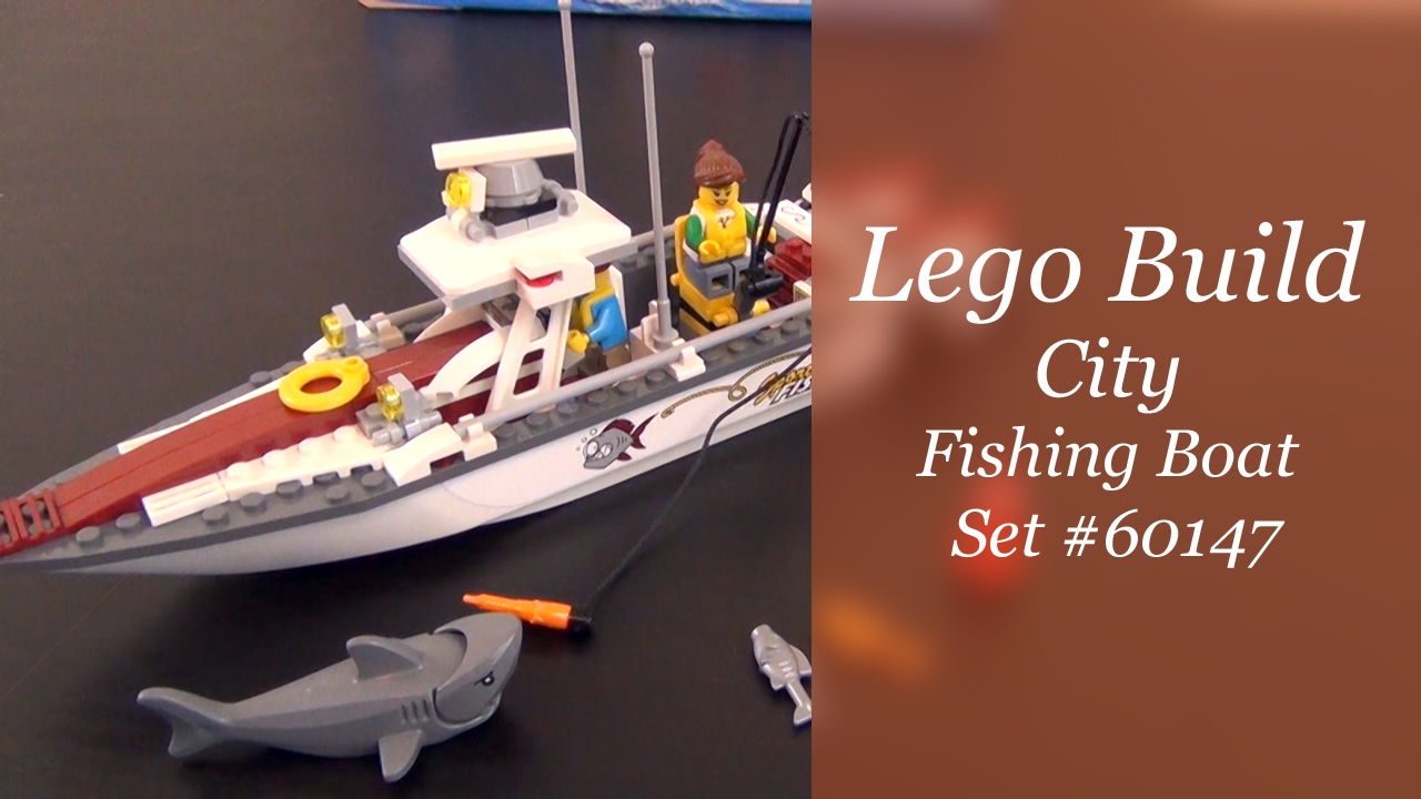 let's build - lego city fishing boat set #60147 - youtube