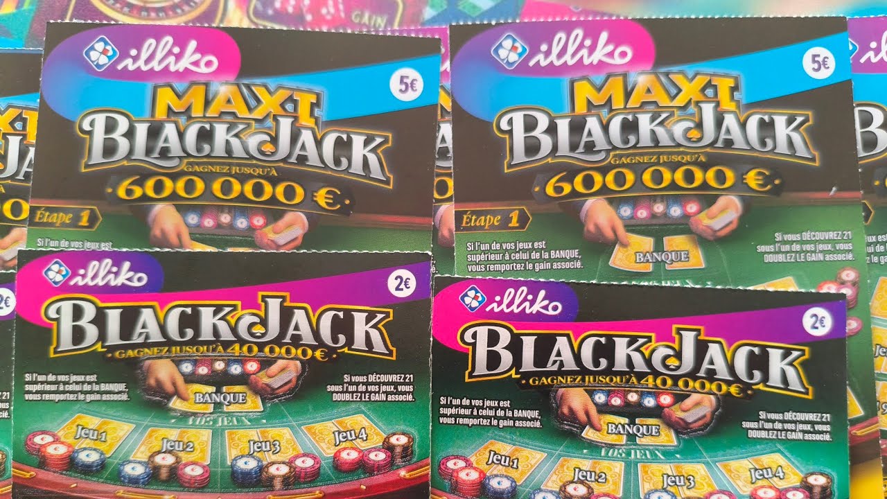 Grattage fdj Maxi Blackjack contre Blackjack 🍀🍀💰💰🫶🫶 