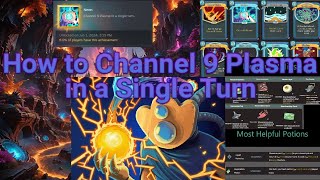 Neon Achievement Slay The Spire (Channel 9 Plasma in a Single Turn)