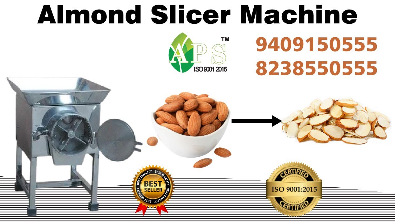 Almond Badam Slice Cutting Machine