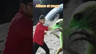 alien set moons #aivideo #trending #aigenerated #viral #entertainment #alien