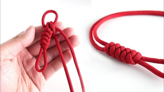 Paracord Tutorial: Butterfly Knot Parachute Cord Pendant For Necklace 