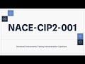NACE-CIP2-001 Advanced Environmental Testing Instrumentation Exam Dumps Questions