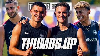 Gavi, Pedri, Lamine Yamal & Ferran Getting Up To Speed Fc Barcelona Training