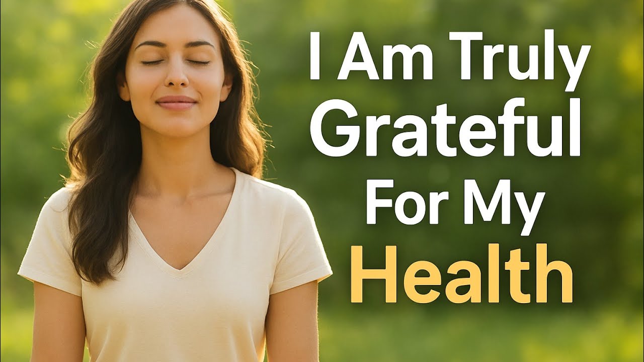 Magical Health Affirmations | I Am Truly Grateful For My Body - YouTube