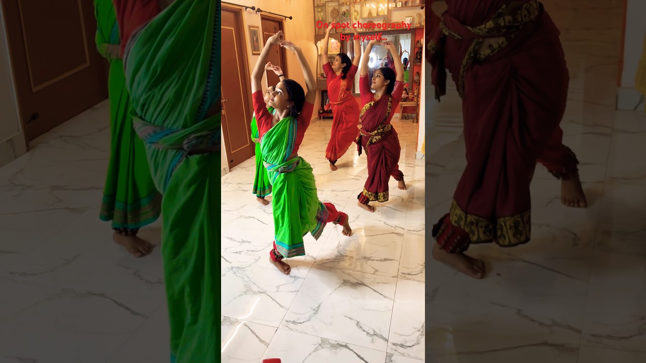 Our class room method-instant Choreography and improvisation and filming ..my students and I do it❤️