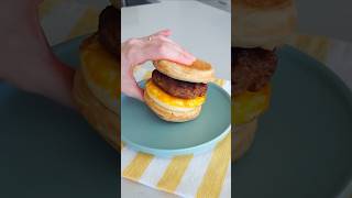 One Pan Sausage, Egg and Cheese Breakfast Sandwich