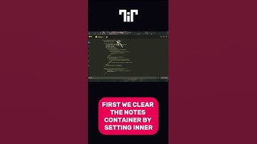 Build a Notes App | HTML CSS JS #coding #programming #javascript #education #trending #fyp #shorts
