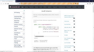 How do I resolve IllegalStateException when Stream is reused? | javapedia.net