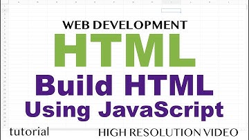JavaScript - Create HTML - Adding to & Removing Elements from DOM - HTML5 & JavaScript - Part 7