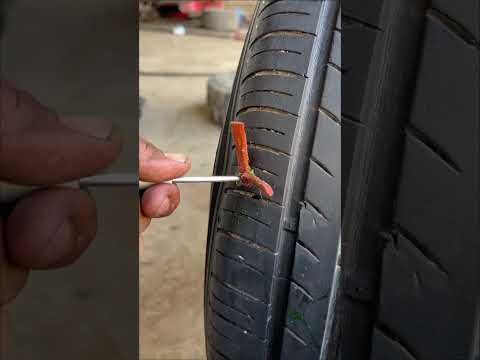 Inside View of Tubeless Tyre Puncture Repair 🔧🛞 | Watch the Full Fix! thumbnail
