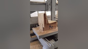 Plywood curve chair processing CNC router