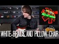 White Braids & Pillow Chair - Red Hot Chili Peppers Cover