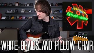 White Braids &amp; Pillow Chair - Red Hot Chili Peppers Cover