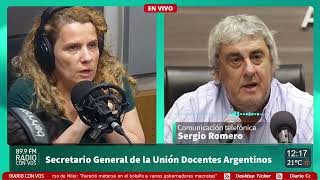 Sergio Romero - Secretario General de la Unión Docentes Argentino | Yo No Fui