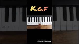 K.G.F tune on piano easy 🎹 #piano #music #pianoguys #pianocover #pianotutorial #chords