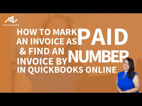 Video: Bagaimana Anda menandai faktur sebagai dibayar di QuickBooks?