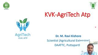 Introduction on KVK AgriTech ATP Mobile App screenshot 1