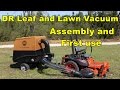 DR Leaf and Lawn Vacuum - Assembly and first use.