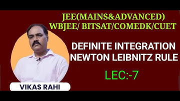 Definite Integration Lec - 7 by Vikas Rahi