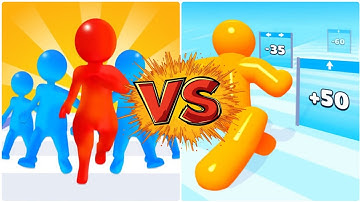 Tall Man Run 3D Vs Count Master 3D 🥸👺👹D All New Levels Game Mobile Walkthrough iOS, Android Gameplay