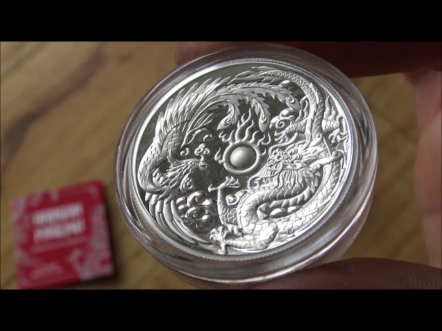 Perth Mint Proof Silver | Simply stunning Dragon and Phoenix coin
