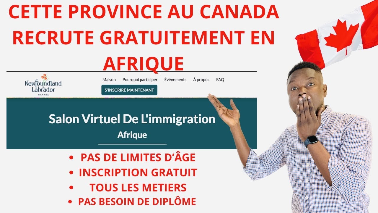 🚨 URGENT : IMMIGRER AU CANADA 🇨🇦 ENTRE 2023-2024 GRÂCE À CE GRAND ...