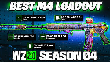 NEW M4 LOADOUT is *META* in WARZONE 2! | Best M4 Class Setup + Attachment Tuning (MW2 WARZONE 2)