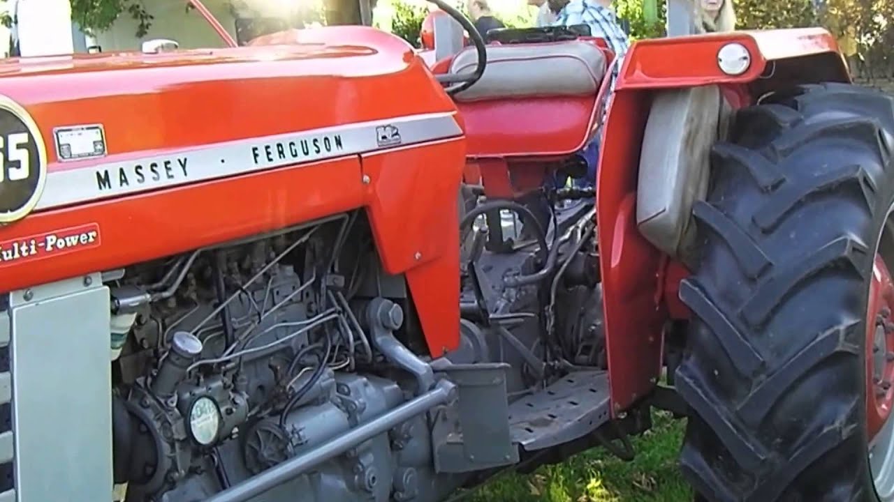 1969 Massey Ferguson 165 Multi Power Red Diesel Tractor Youtube