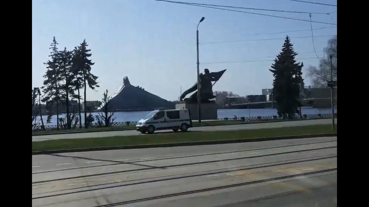 A Bus ride in Riga Latvia - YouTube