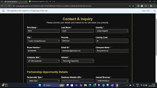 Dynamic Google Apps Script Contact & Inquiry Form | Conditional Logic & Google Sheets Integration