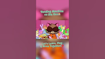 Vending Machine on the Run 🎰 Let’s Learn, Play & Grow Together!❤️ #animation #kids