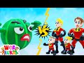 Luka Family and Friends 🍉 Baby Superhero Meets Watermelon Creature 🍉 Cartoons For Kids