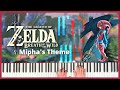 Miphas theme  the legend of zelda breath of the wild  piano cover  sheet music