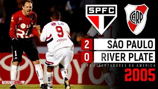 São Paulo 2x0 River Plate - 2005 - GALLARDO E SALAS NÃO RESISTEM A AMOROSO E A PRESSÃO DO MORUMBI!