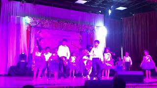 Saanvitha in group dance performance at 2019 BATA Ugadi event